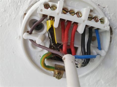 change ceiling rose to junction box|replace ceiling rose with connectors.